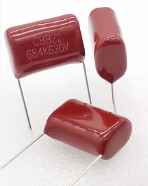 Nierdzewny kondensator z folii polipropylenowej 630 V, kondensator wysokiej częstotliwości o skoku 22,5 mm