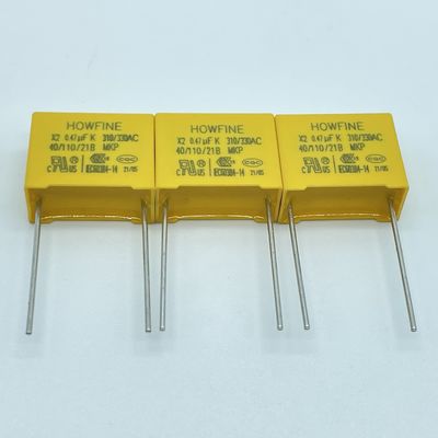 jakość  UL 275V MPX X2 Safety Capacitor 474K/310V P15 D4 Anti Interference fabryka